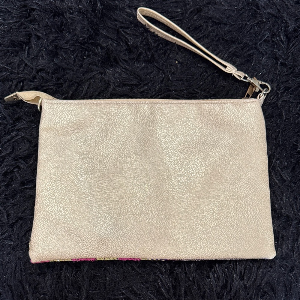 Colorful Embroidered Clutch - Picture 2 of 2